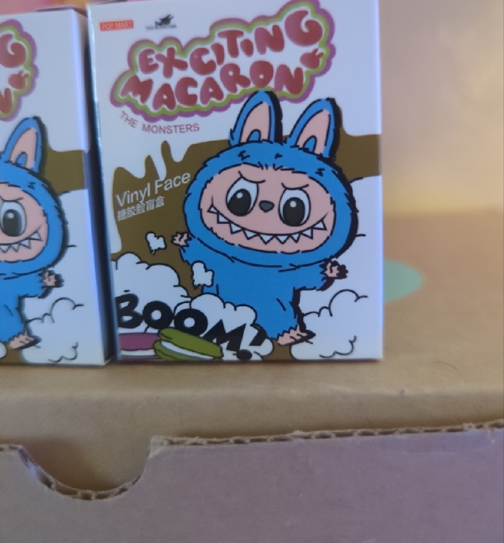 Exciting Macaron Blue Monster Vinyl Face Toy - Kids Toys Combo - Picture 3 of 3
